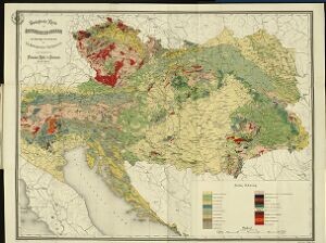 Geologische Karte von Österreich-Ungarn auf Grundlage der Aufnahmen der K. K. Geologischen Reichsanstalt