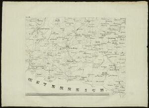 Topographische Karte der in Böhmen budweiser Kreises liegenden Sr. Durchlaucht dem Fürsten zu Schwarzenberg Herzog zu Krummau gehörigen Herrschaft Krummau mit Bestimmung des äussern Gränzen und Ausscheidung des im Umfange der Herrschaft befindlichen obrigkeitlichen Grundeigentums