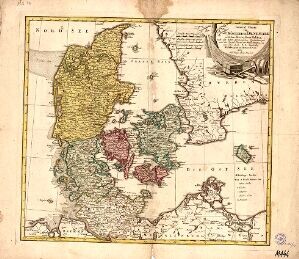 General Charte vom Königreich Daenemark nebst dem Herzogthum Holstein