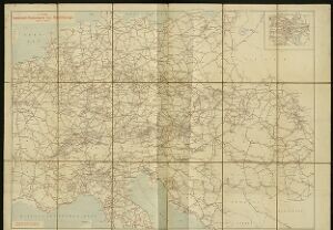 G. Freytags Automobil-Routenkarten von Mitteleuropa