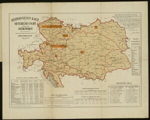 Bierproduktions-Karte von Oesterreich-Ungarn