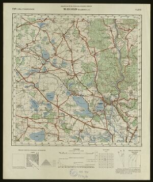 ČSR: Kraj Č. Budějovice - Hluboká n. Vlt.