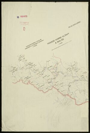 Povodí horní Vltavy a Malše 1:75 000