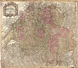 Novissima et accuratissima Helvetiae, Rhetiae, Valesiae et partis Sabaudiae tabula