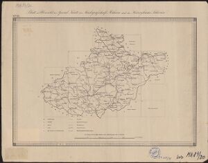 Blatt zur Übersicht der Special Karte der Markgrafschaft Mæhren und des Herzogthums Schlesien