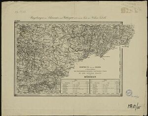 Umgebungen von Schweinitz und Wittingau nebst einem Theile der Höhen Tabelle
