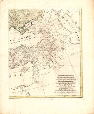 Carte general de toute l´Europe, presente sur six feuilies