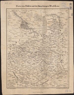 Karte von Pohlen und den Umgebungen Warschaus [kartografický dokument]