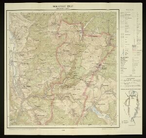Podrobná mapa Moravského krasu