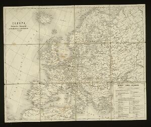 Europa - politische Übersicht zu Beginn des 18ten Jahrhunderts