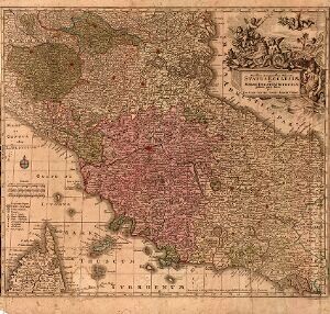 Novissima et accuratissima delineatio Status Ecclesiae et magni ducatus Hetruriae