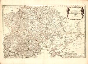 Dritter Theil der Karte von Europa welcher das südliche Russland, Polen und Ungarn, die europoeische und beinahe die ganze asiatische Türkei enthaelt