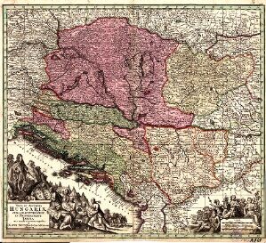Nova et accurata Hungariae cum adiacentib. regn. et principatibus tabula aeri incisa et venum exposita