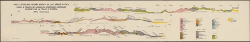 Profily Centrálními Západními Karpaty na listu Báňská Bystrica =: Coupes à travers des Carpathes occidentales centrales comprises sur la feuille B. Bystrica