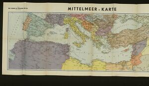 Mittelmeer-Karte - Mittelmeer Raum