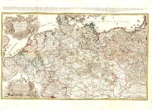 Carte des expeditions de la gverre presente en Allemagne