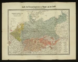 Karte des Kriegsschauplatzes zu Wasser und zu Lande