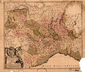 Principatus Pedemontii ducatus Sabaudiae et Mediolanensis, nova et accuratissima tabula in qua ditiones subjacentes