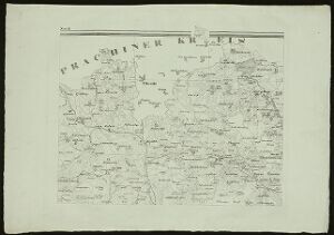 Topographische Karte der in Böhmen budweiser Kreises liegenden Sr. Durchlaucht dem Fürsten zu Schwarzenberg Herzog zu Krummau gehörigen Herrschaft Krummau mit Bestimmung des äussern Gränzen und Ausscheidung des im Umfange der Herrschaft befindlichen obrigkeitlichen Grundeigentums