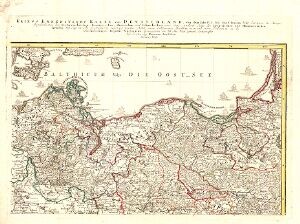 Kriegs Expeditions Karte von Devtschland von dem Iahr 1756 biss den 1. Ianuarii 1759