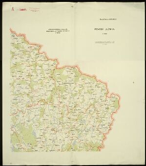 Povodí Lužnice 1:75 000