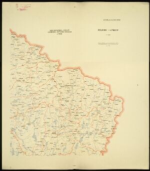 Povodí Lužnice 1:75 000