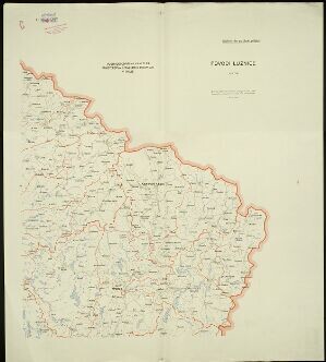 Povodí Lužnice 1:75 000