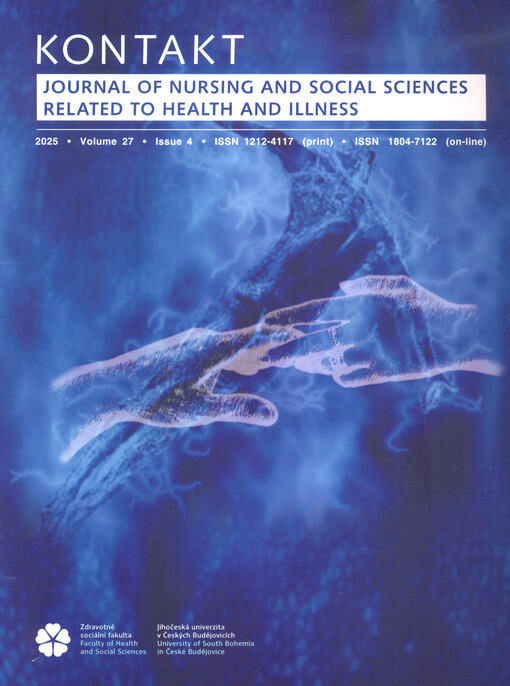 Kontakt : scientific acta Faculty of social and health studies