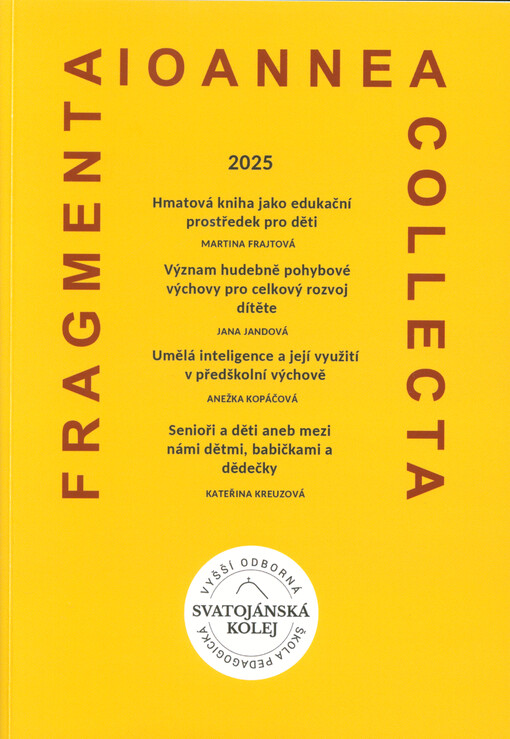 Hmatová kniha jako edukační prostředek pro děti se zrakovým postižením