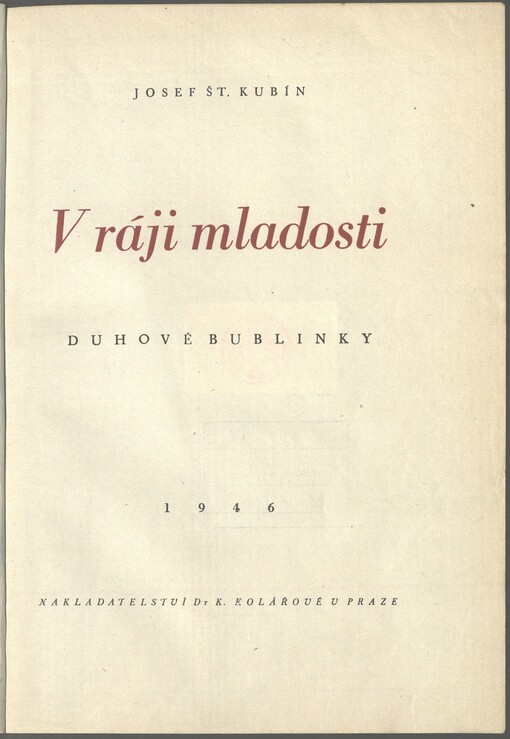 V ráji mladosti: duhové bublinky