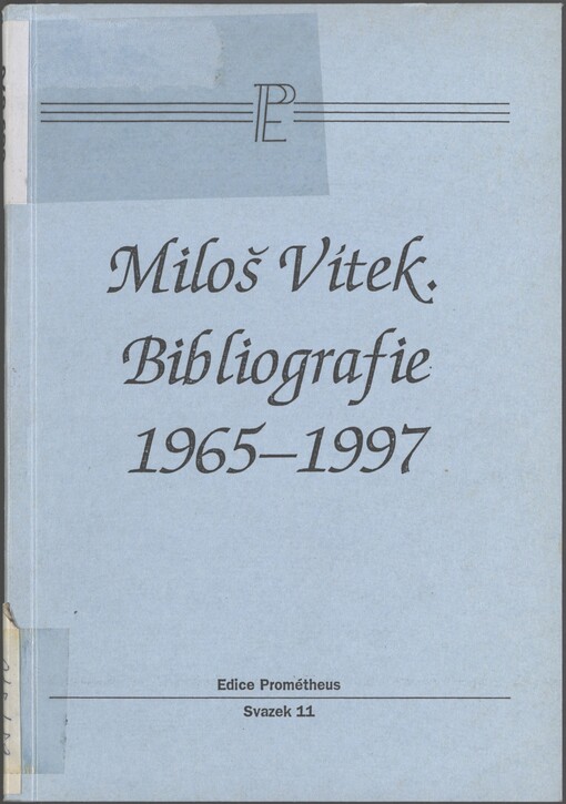 Miloš Vítek: bibliografie 1965-1997