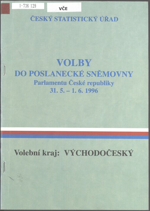 Volby 1996 do Poslanecké sněmovny Parlamentu ČR ve Východočeském kraji
