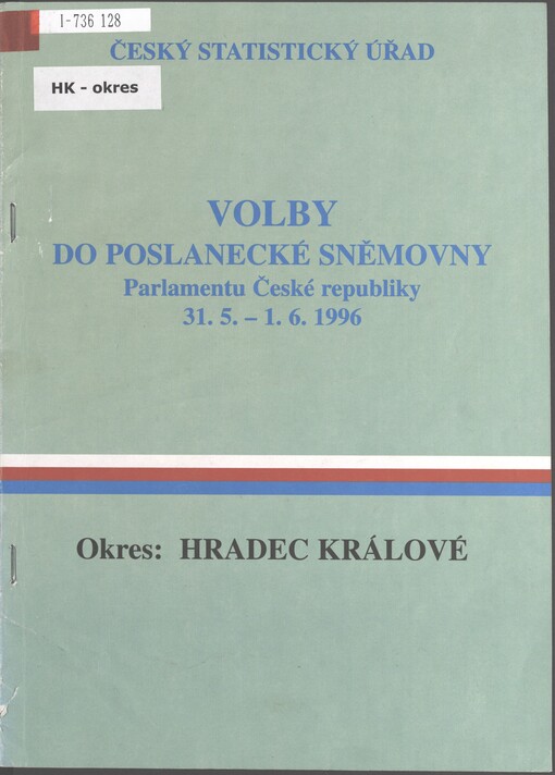 Volby 1996 do Poslanecké sněmovny Parlamentu ČR v okrese Hradec Králové