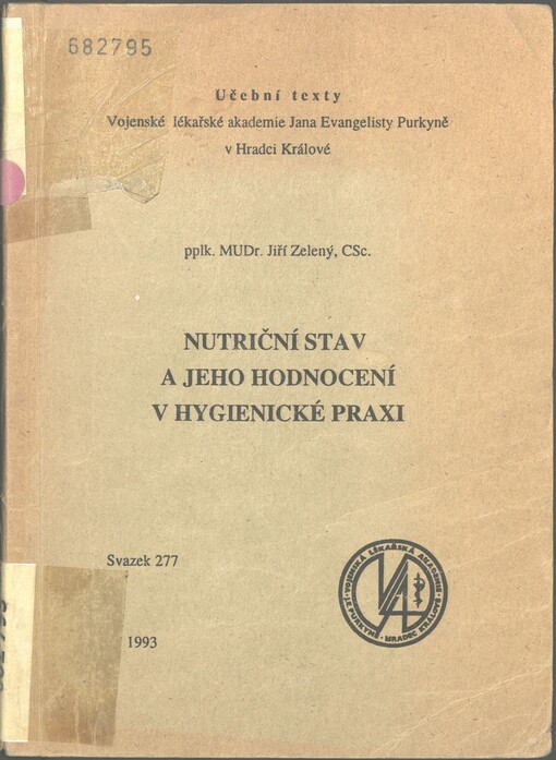 Nutriční stav a jeho hodnocení v hygienické praxi