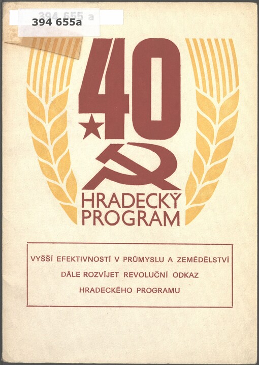 40. výročí vyhlášení Hradeckého programu