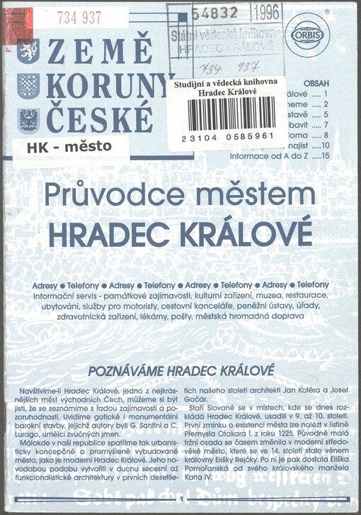 Průvodce městem Hradec Králové