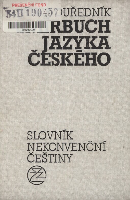 Šmírbuch jazyka českého: slovník nekonvenční češtiny