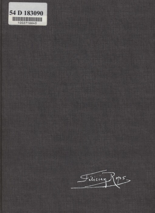 Félicien Rops: enfant terrible dekadence