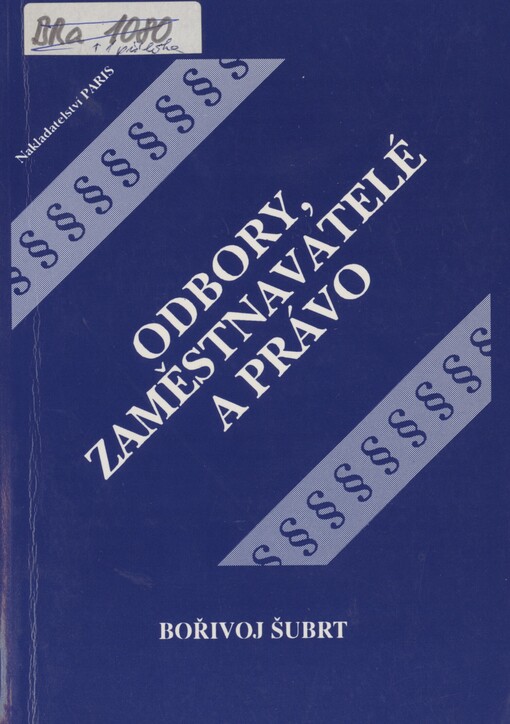 Odbory, zaměstnavatelé a právo