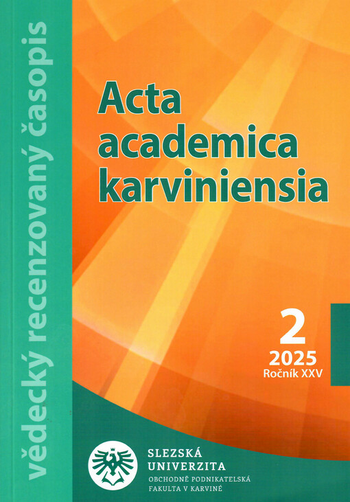 Acta academica karviniensia