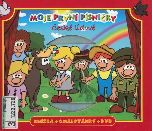 Moje první písničky: české lidové : knížka + omalovánky + DVD