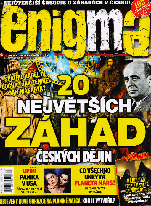 Enigma : záhadné události - tajná společenství - nevysvětlitelné úkazy - paranormální jevy - konspirační teorie