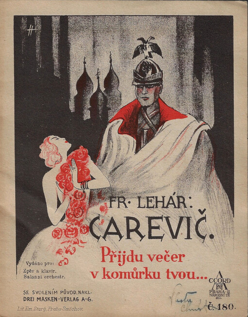 Přijdu večer v komůrku tvou-- one step : z operety 