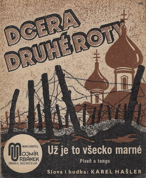 Už je to všecko marné píseň a tango z operety 