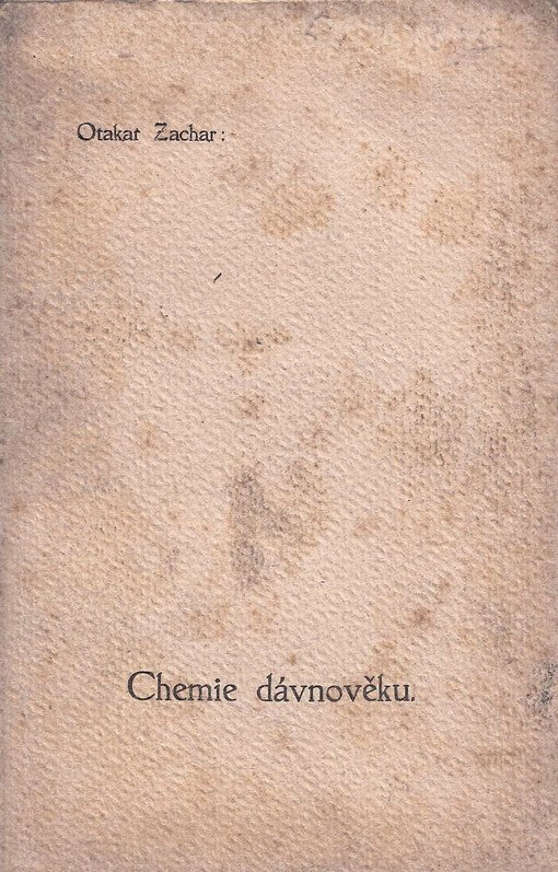 Chemie dávnověku