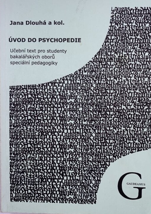 Úvod do psychopedie :učební text pro studenty bakalářských oborů speciální pedagogiky