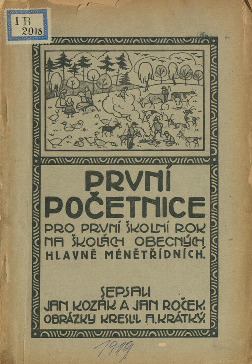 První početnice pro první školní rok na školách ménětřídních