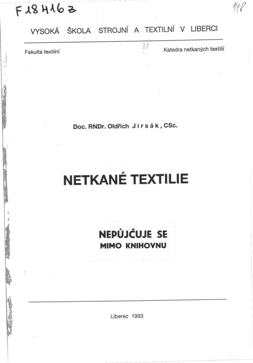 
  Netkané textilie
  