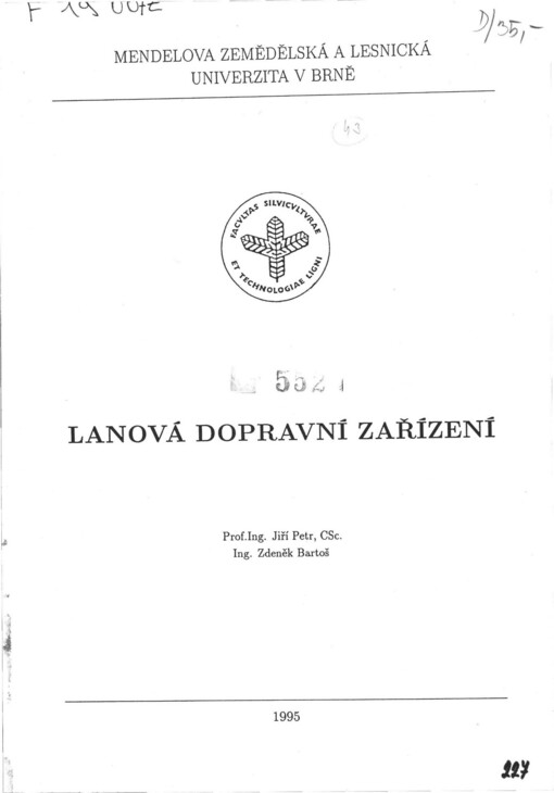 Lanová dopravní zařízení