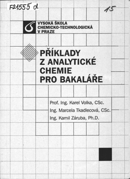 Příklady z analytické chemie pro bakaláře